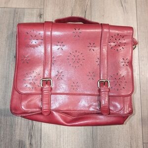 Ecosusi Vegan Red Leather Women's Bag